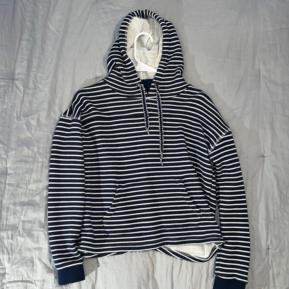 Roxy striped cropped hoodie